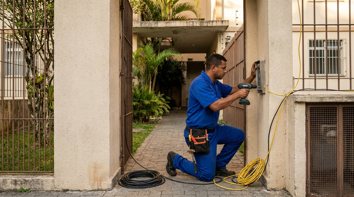 Instalacao de interfone profissional em Taubaté‑SP