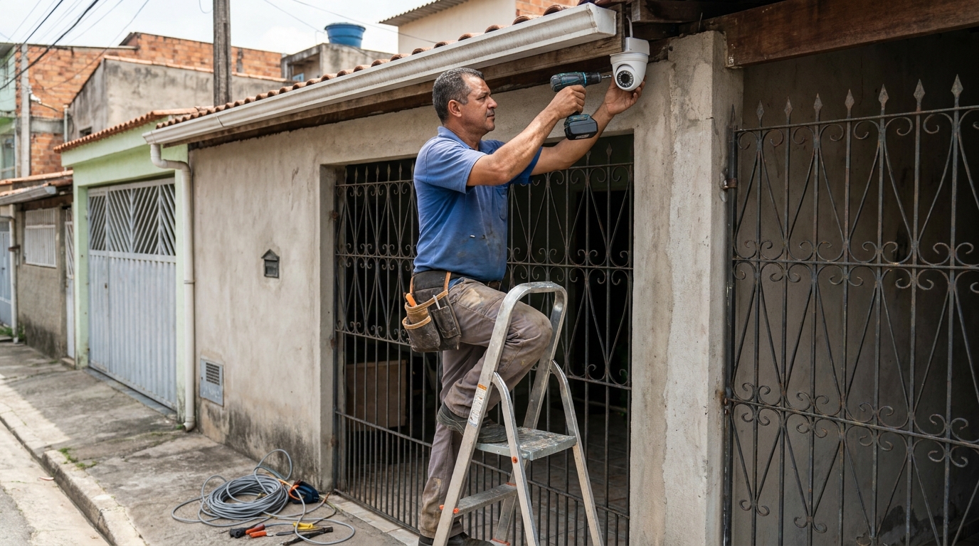 Instalacao de sistema de monitoramento em Taubaté‑SP