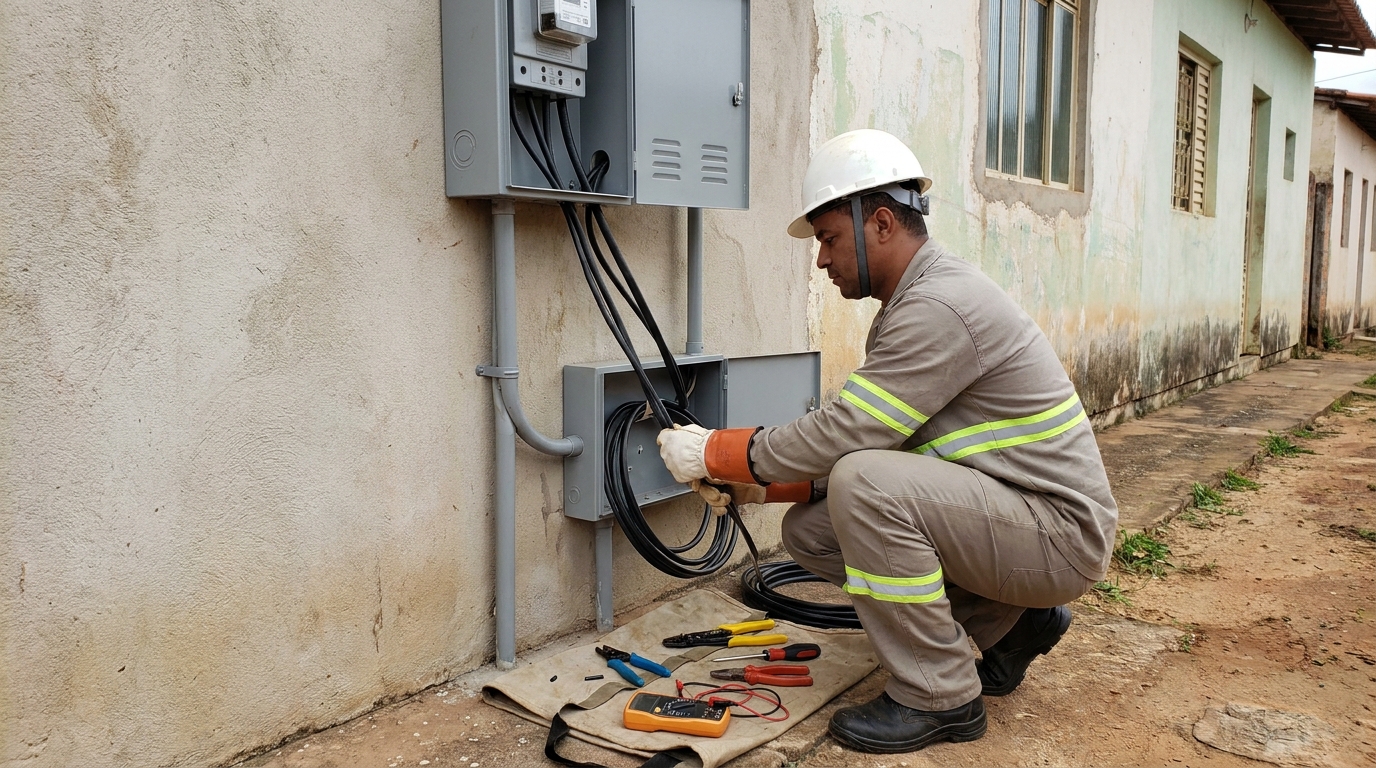 Troca de padrao de energia em Taubaté‑SP